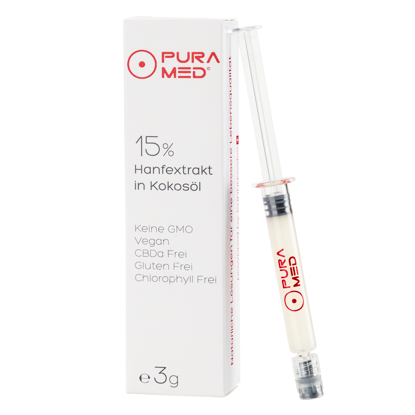 Pura Med Paste Hanfextrakt in Kokosöl 15% 3g - PuraMed