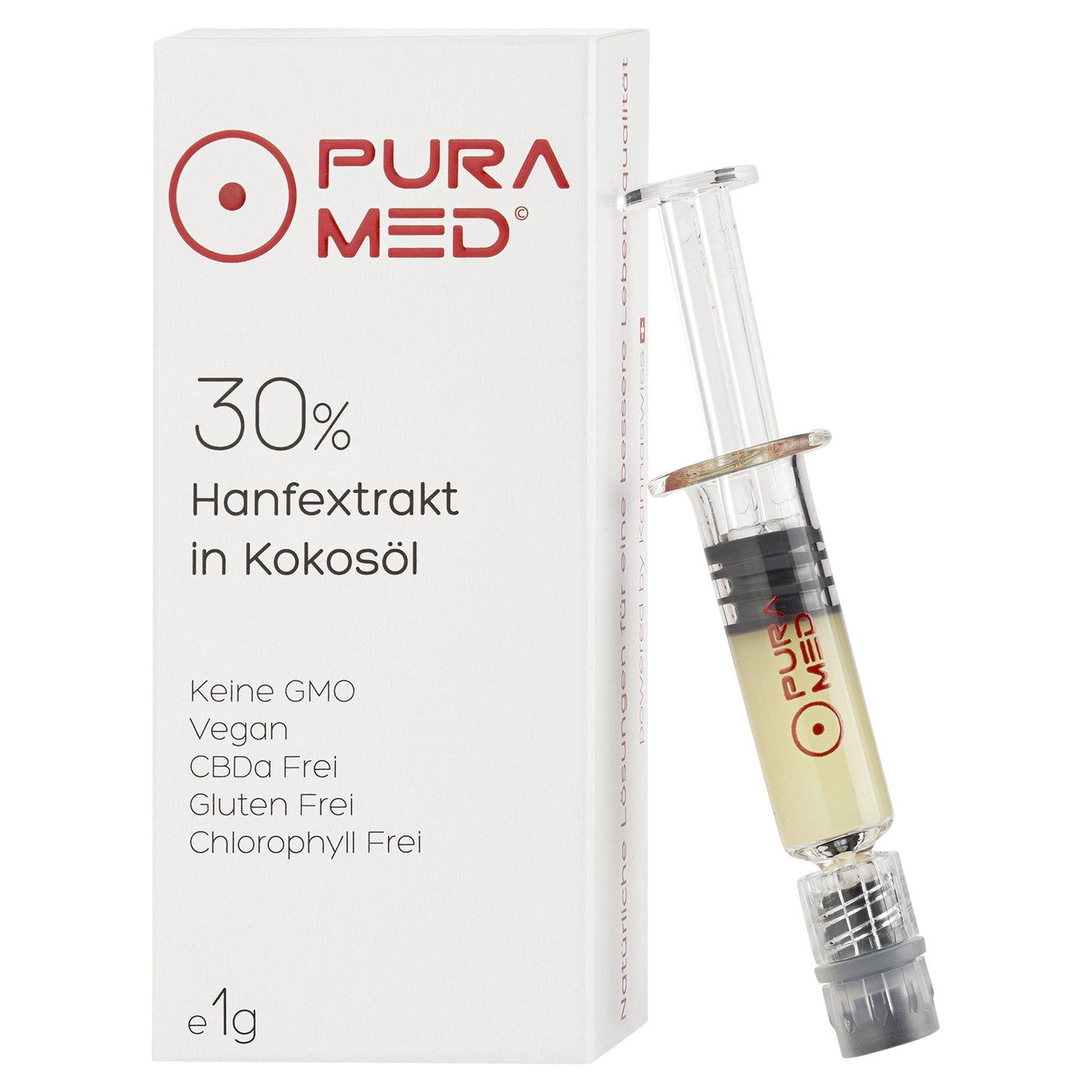 Pura Med Paste Hanfextrakt in Kokosöl 30% 1g - PuraMed