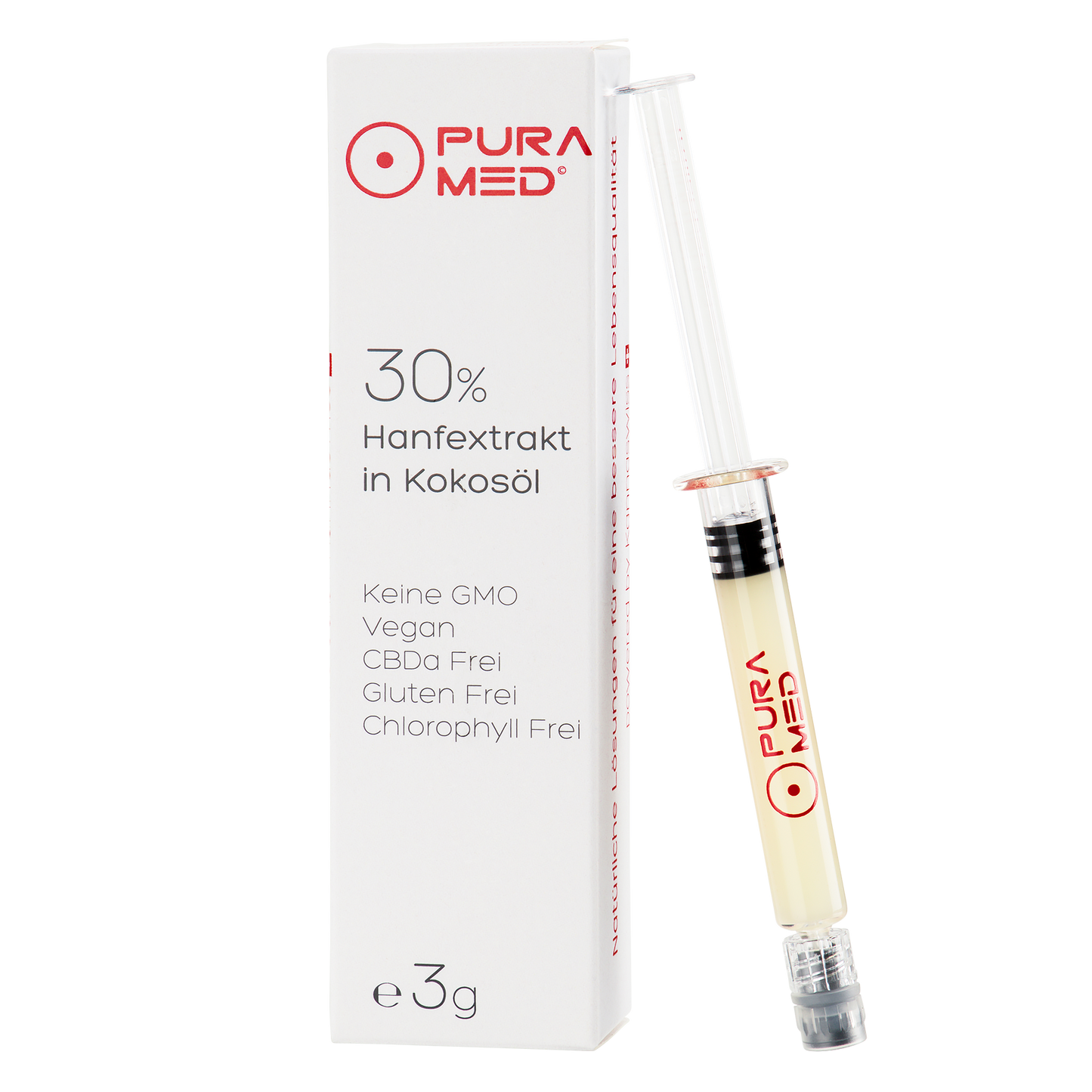 Pura Med Paste Hanfextrakt in Kokosöl 30% 3g - PuraMed