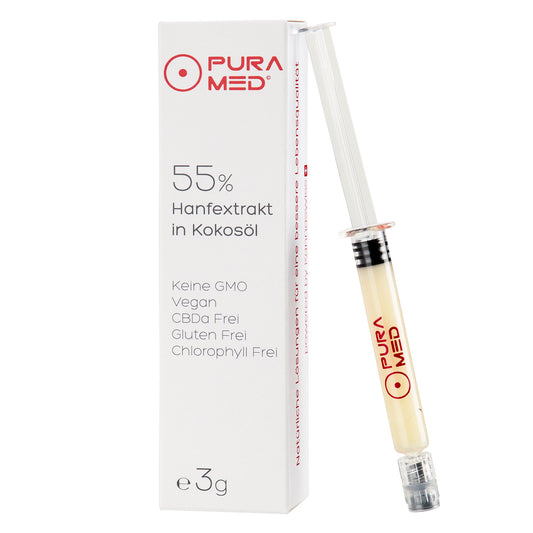 Pura Med Paste Hanfextrakt in Kokosöl 55% 3g - PuraMed