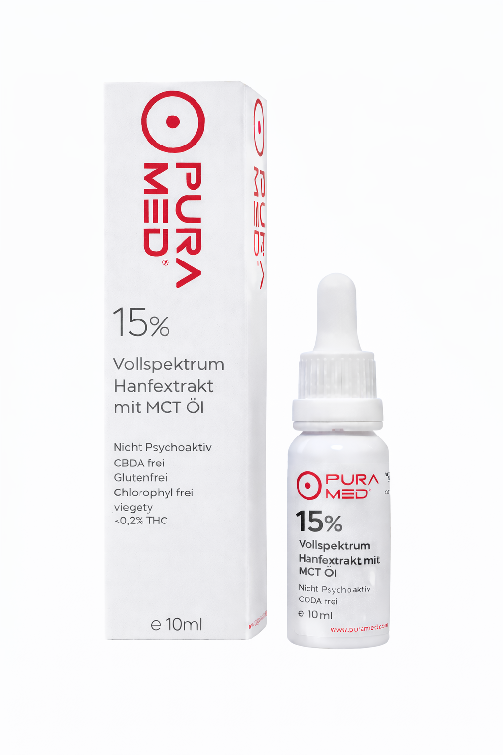 15% CBD Vollspektrum Premium Öl in Bio-MCT Öl 10ml