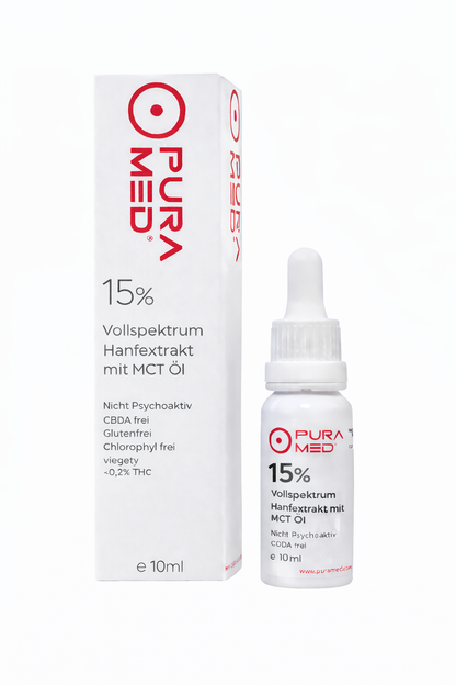 15% CBD Vollspektrum Premium Öl in Bio-MCT Öl 10ml