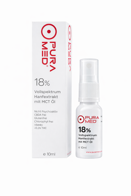 18% CBD Vollspektrum Premium Öl in Bio-MCT Öl 10ml