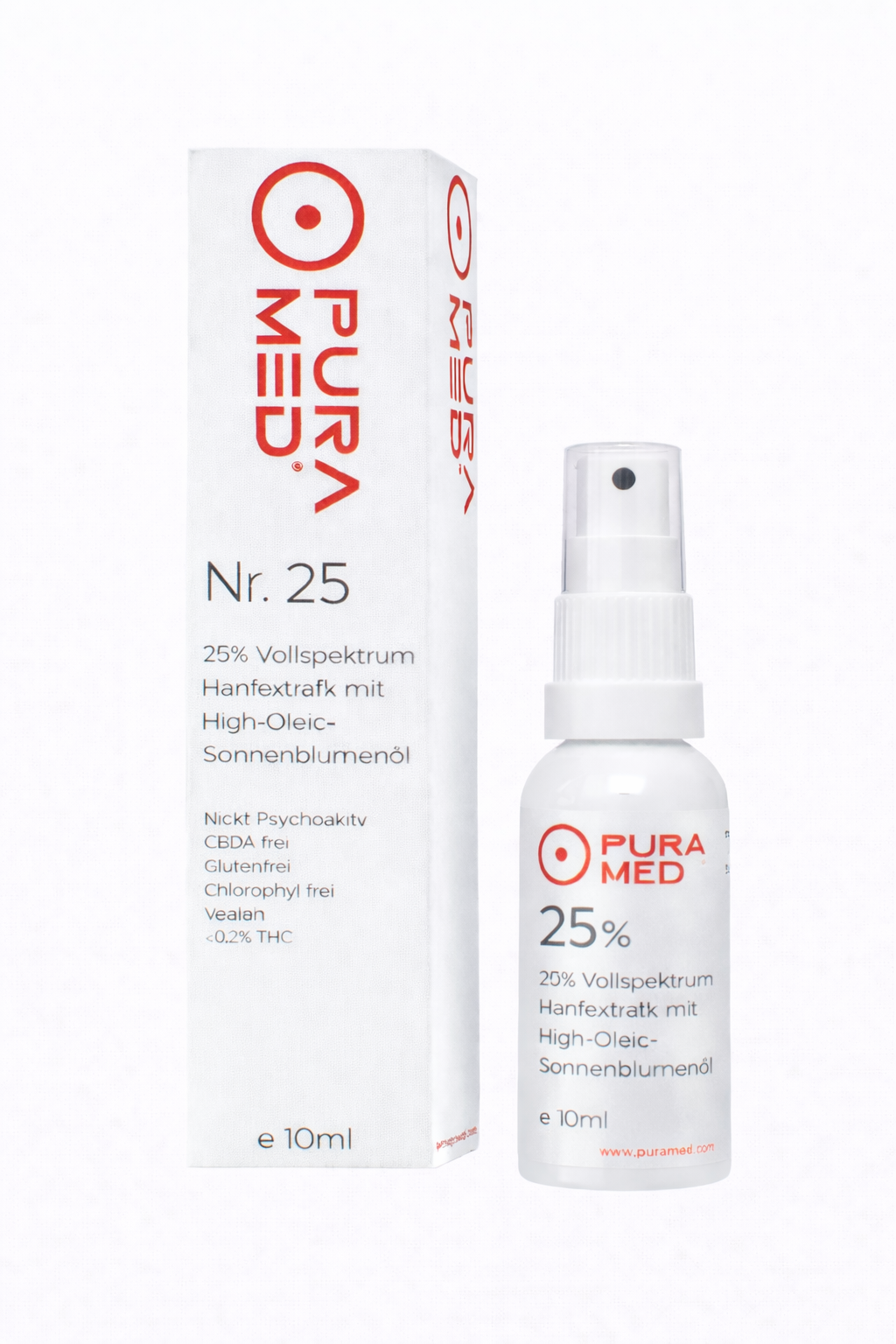 25% CBD Vollspektrum Premium Öl in Bio-Sonnenblumenöl 10ml