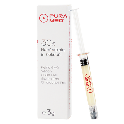 Pura Med Paste Hanfextrakt in Kokosöl 30% 3g - PuraMed