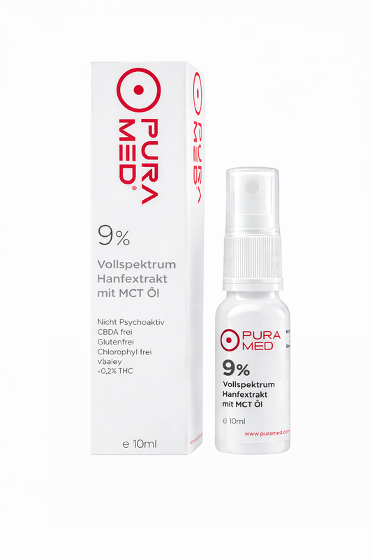 9% CBD Vollspektrum Premium Öl in Bio-MCT Öl 10ml
