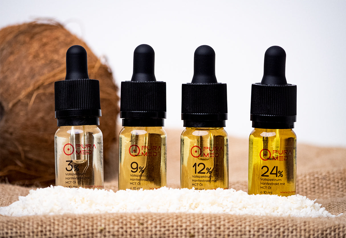 CBD-MCT-Öle von PuraMed