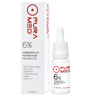 6% CBD Vollspektrum Premium Öl in Bio-MCT Öl 10ml